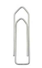 !Paperiliitin hopea 25mm 1000kpl