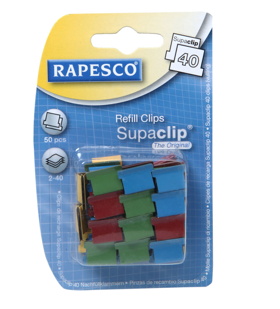 ! Lisäliittimet Rapesco Supaclip