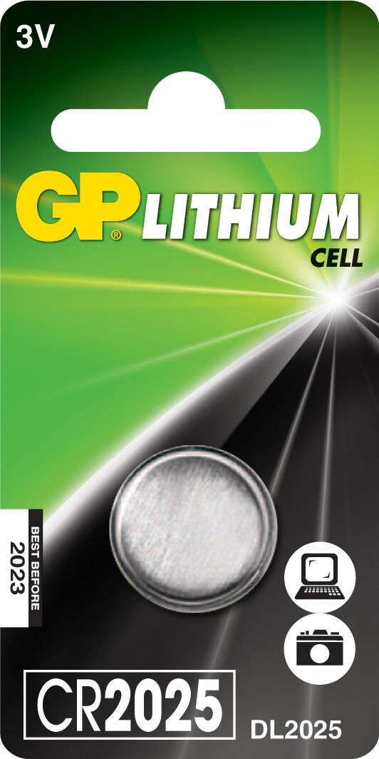 GP CR2025 litiumparisto