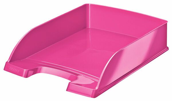 Lomakelaatikko Leitz Plus WOW metallipinkki