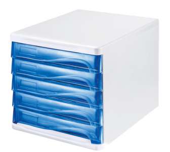 Lomakelaatikosto Helit 5-os läpikuultava sininen