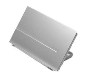 Lukuteline TC128 420x246mm hopeanharmaa