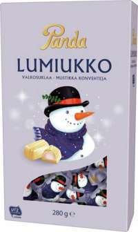 Lumiukko valkosuklaakonvehti kausituote