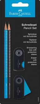 Lyijykynäsetti Faber-Castell timantti sininen