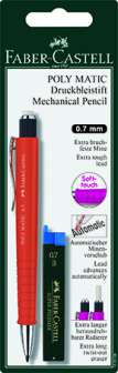 Lyijytäytekynä Faber-Castell Poly Matic 0,7 oranssi blister