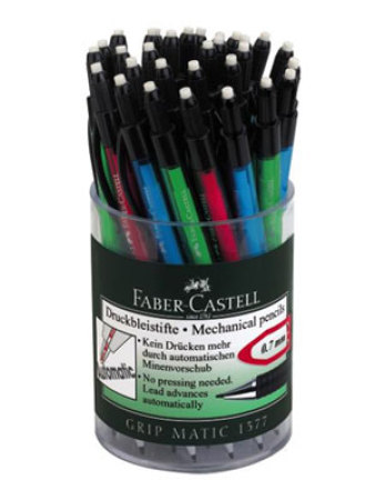 Faber-Castell Lyijytäytekynä Teline 30kpl GripMatic 0,7mm