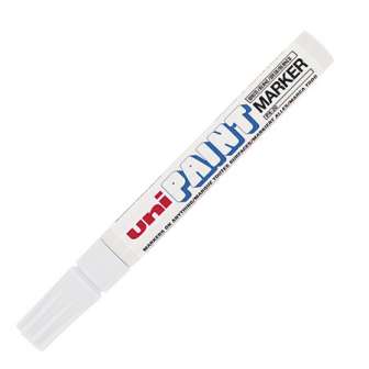 Maalikynä PX-20 uni-ball valkoinen medium