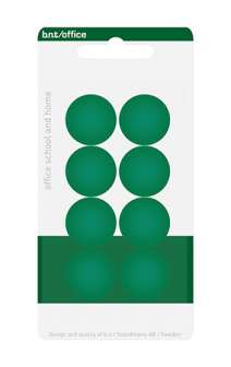 Magneettinappi 20 mm vihreä 8/pkt