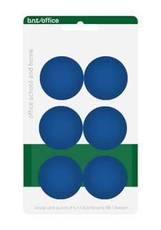 Magneettinappi 30 mm sininen|6kpl/pkt