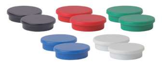 Magneettinappi niceday 30 mm värilajitelma|10kpl/pkt