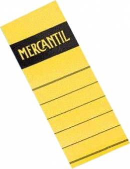 Mapin etiketti Mercantil kelt keltainen 7 cm, 15 kpl/pss