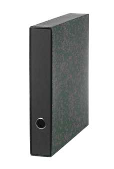 Mappi A4/4 cm Merca,  musta 4 cm, kotelolla