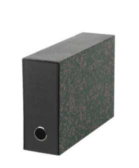 Mappi A5B Mercantil, vaaka musta, 8 cm