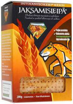 Masajo Jaksamisleipä 200g Intiaanisokerikeksi 10pkt/ltk