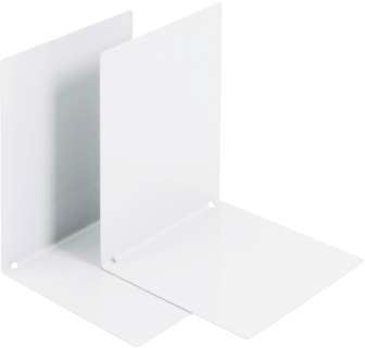 Kirjatuki valkoinen metallia