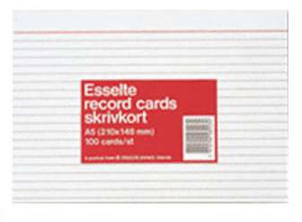 Merkintäkortti A5 |100kpl/pak