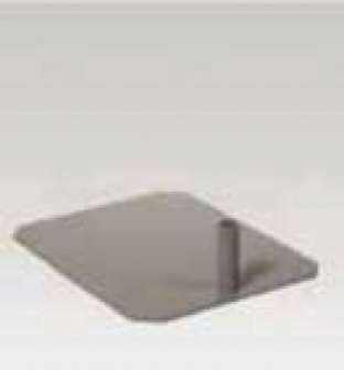 Metallijalusta harmaa