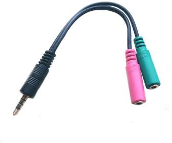 MicroConnect 3.5mm-2x3.5mm M-F