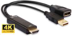 MicroConnect HDMI/Displayport adapteri