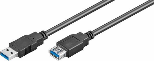 Microconnect USB-jatkokaapeli 0,5m