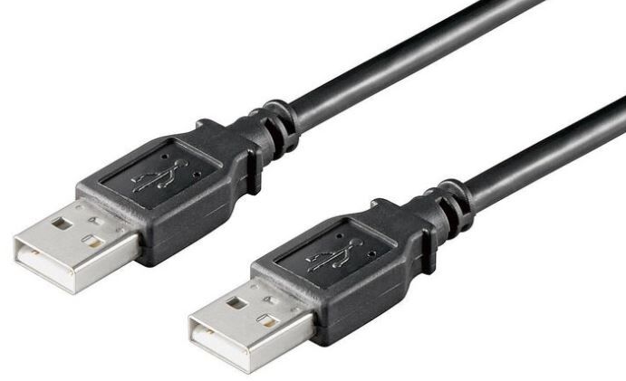 Microconnect USB2 A -kaapeli (uros-uros), 2m