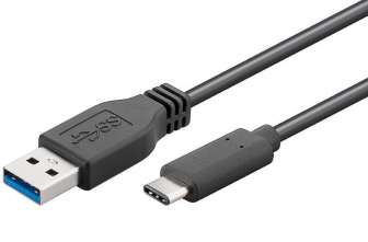 MicroConnect USB3.1 C - USB3.0 A kaapeli