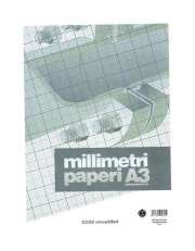 Millimetrilehtiö A3/20 oranssi