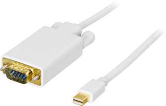 Mini Displayport-VGA kaapeli 20-pin uros-15pin uros 2m