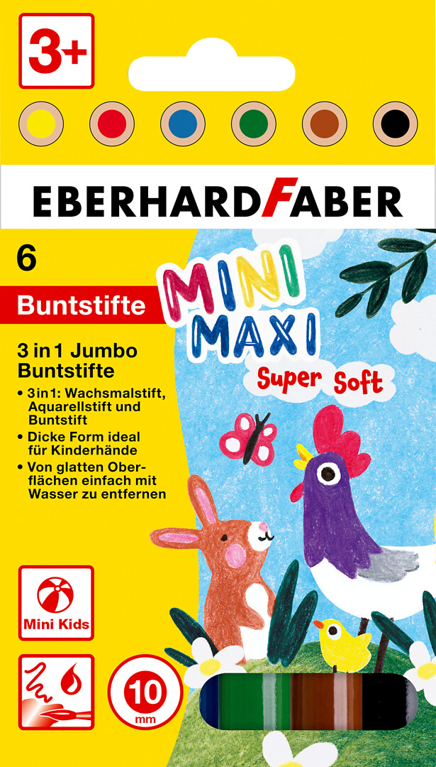 Mini Maxi Jumbo värikynät