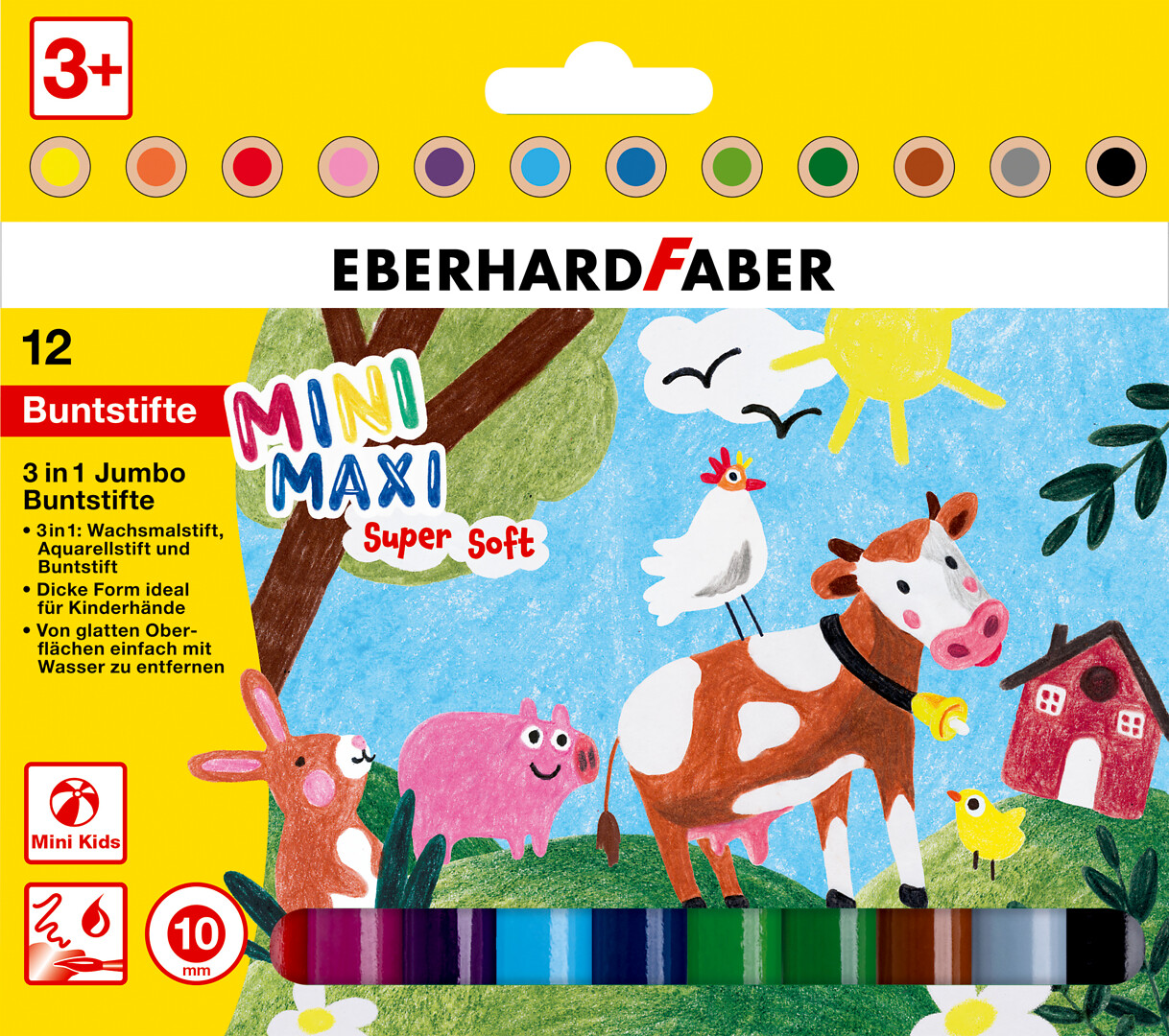 Mini Maxi Jumbo värikynät
