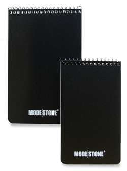 ModeStone kivipaperilehtiö 76x130mm musta