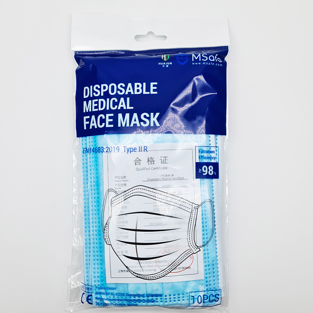 MSafe kasvomaski Type IIR 10kpl sininen