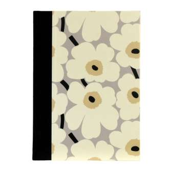 Marimekko Unikko harmaa/musta A5