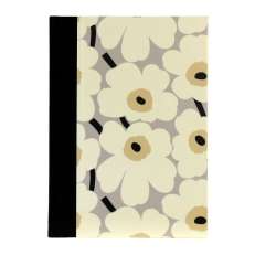 Marimekko Unikko harmaa/musta A5