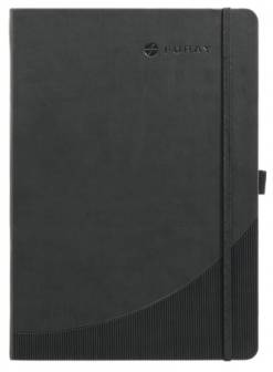 Muistikirja Foray A4 192 sivua musta ruudullinen
