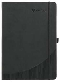 Muistikirja Foray A4 192 sivua musta viivoilla