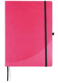 Muistikirja Foray A4 96 sivua pinkki viivoilla