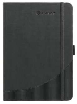Muistikirja Foray A5 192 sivua musta viivoilla