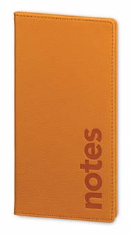 Muistikirja Pocket Fashion oranssi 80x160 mm, 160 sivua