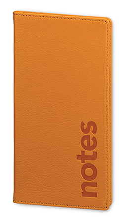 Muistikirja Pocket Fashion oranssi 80x160 mm, 160 sivua