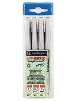 Multimark-kynä  Centropen Fine 4-sarja vesiliukoinen