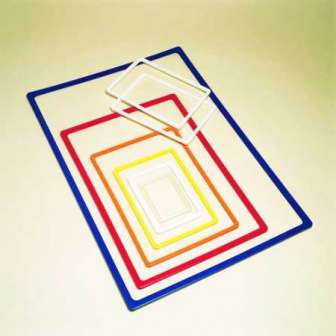 Muovikehys A5 punainen