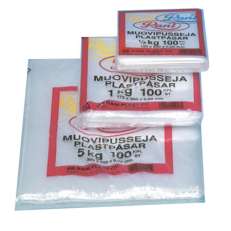 Muovipussi 3-4 kg kirkas