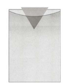 Muovitasku A3/140mic ylhäältä auki