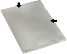 Muovitasku A4 145mic PP kirkas