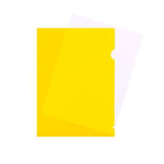 Muovitasku A4 100mic PP keltainen