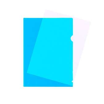 Muovitasku A4 100mic PP sininen