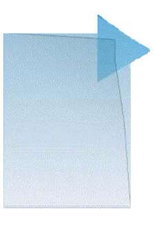 Muovitasku A5 kirkas 2-sivua  auki vahv. 0,12mm PVC