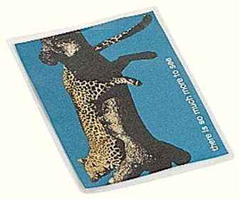 Muovitasku A6/105mic ylhäältä auki