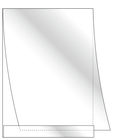 Muovitasku julistetelineeseen